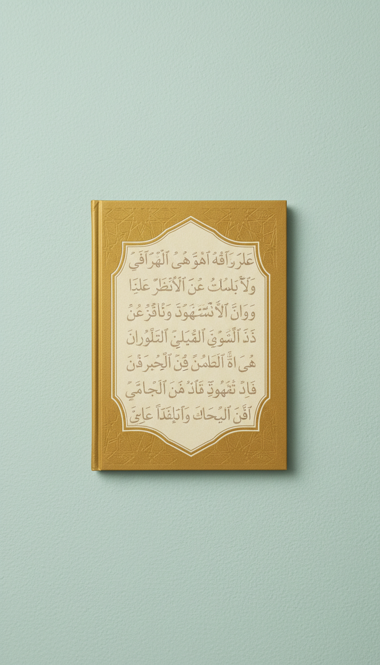 Quran tracing workbook with guided verses